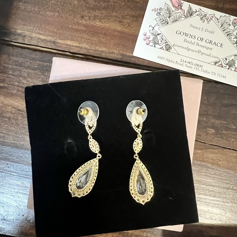 Crystal earrings - Picture 4 of 6